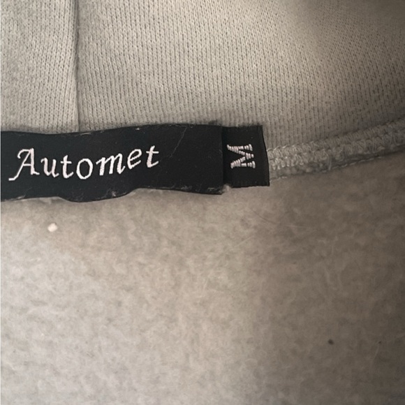 Automat Women’s green zip up oversized Hoodie sweatshirt size Medium - Picture 6 of 6